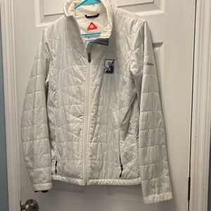 University of Scranton Columbia Women's White Quilted Jacket